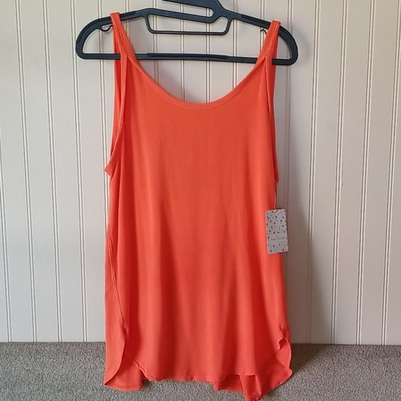 Free People Tops - NWT Free People Vermillion Flame tank top medium